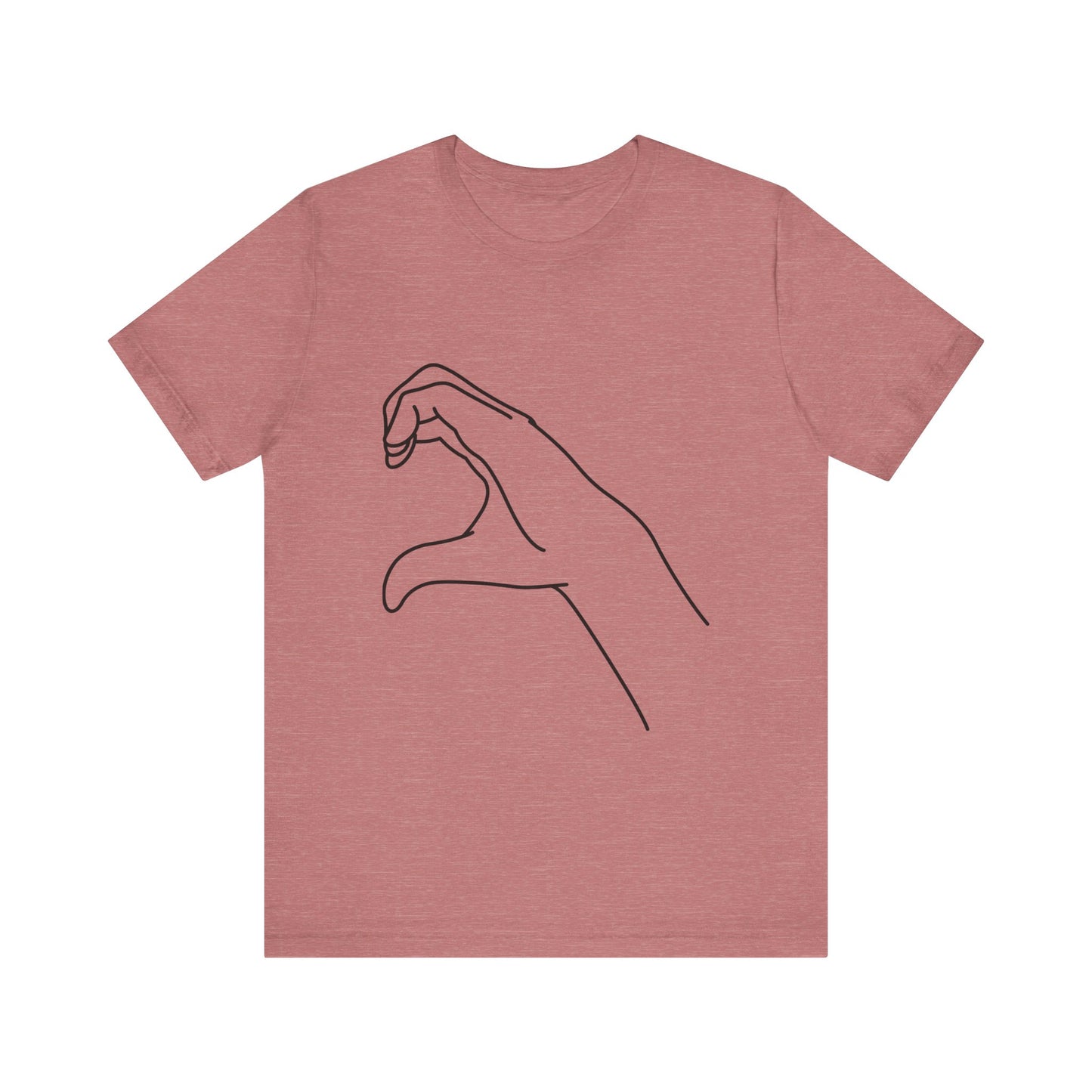 Millennial Half Heart Hands Shirt [left]