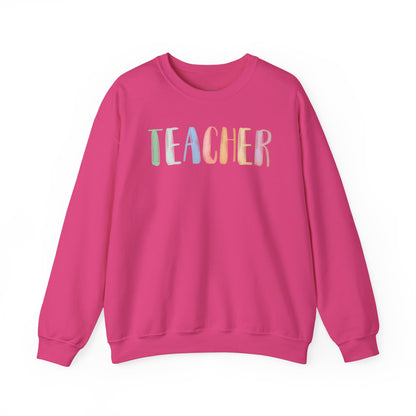 Custom Watercolor Teacher Sweatshirt