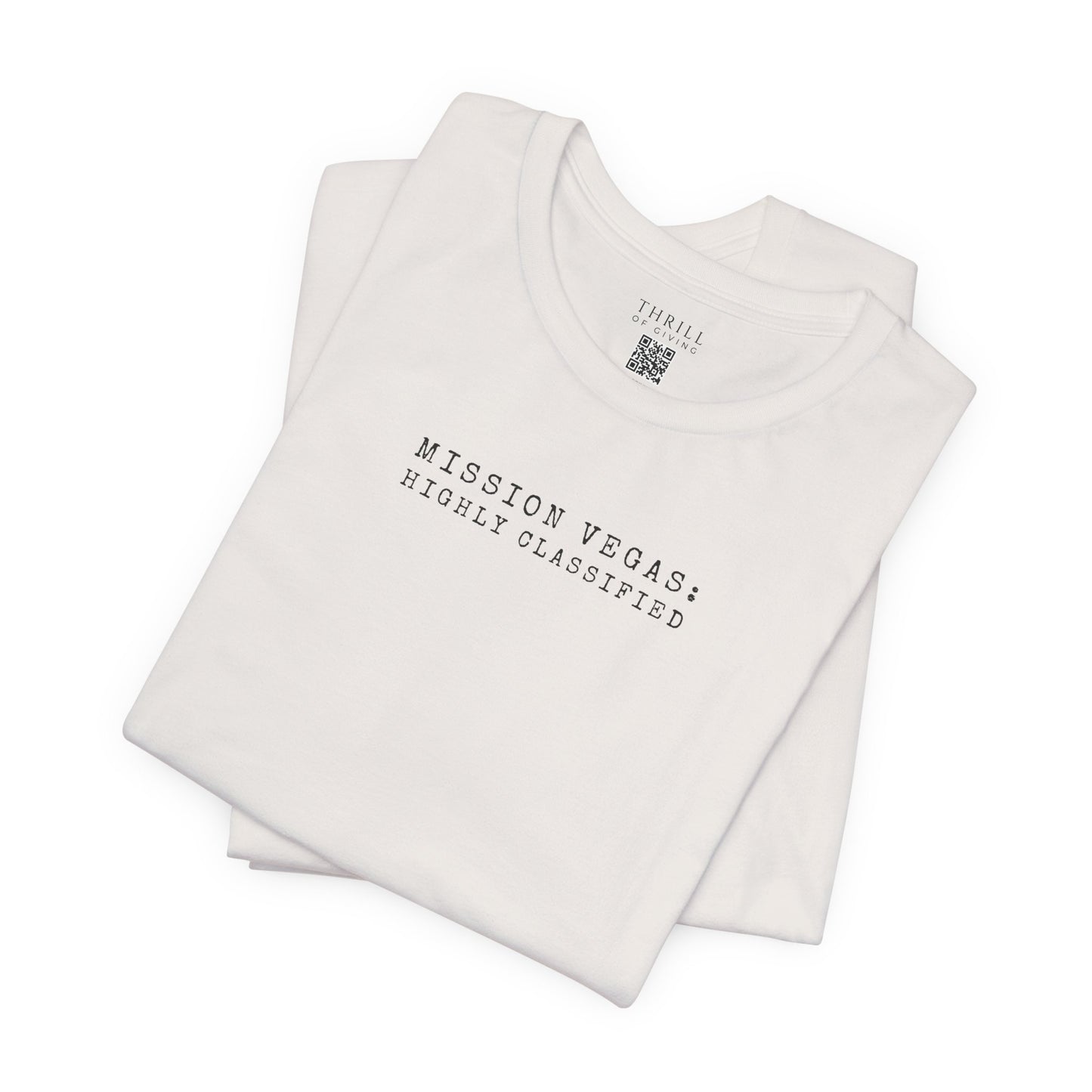 Funny Las Vegas T-shirt - MISSION VEGAS: HIGHLY CLASSIFIED