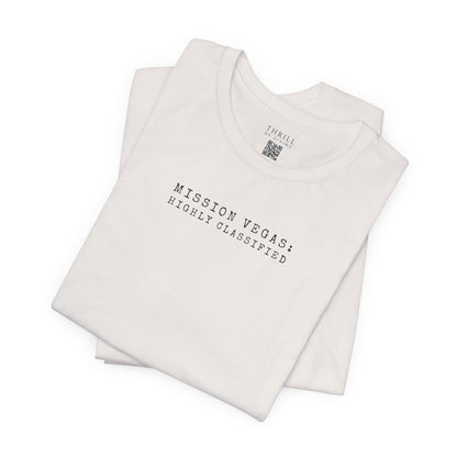 Funny Las Vegas T-shirt - MISSION VEGAS: HIGHLY CLASSIFIED