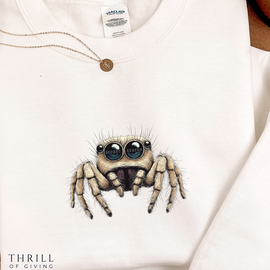Secret Keeper Jumping Spider Sweatshirt