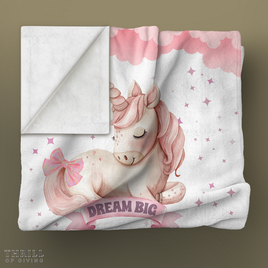 Baby Girl Unicorn Blanket
