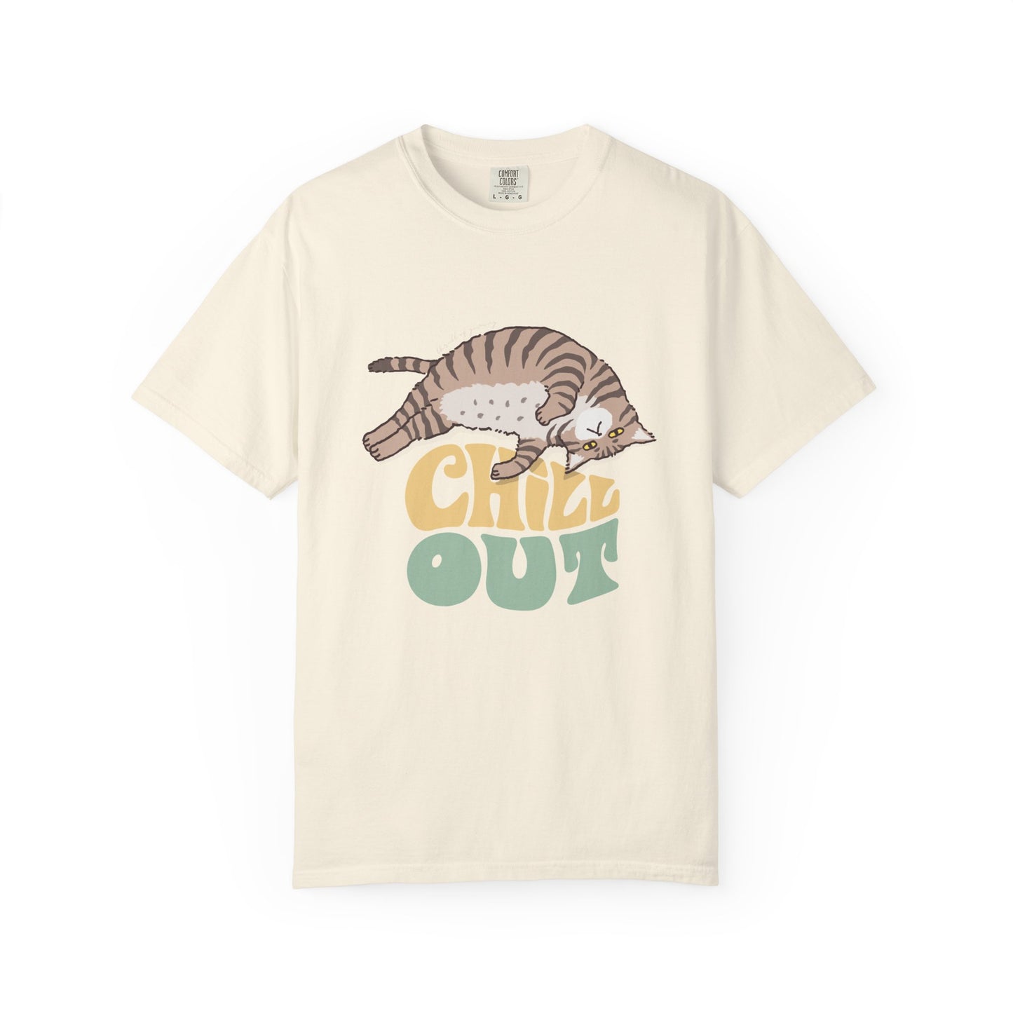 Funny Chill Out Cat T-shirt