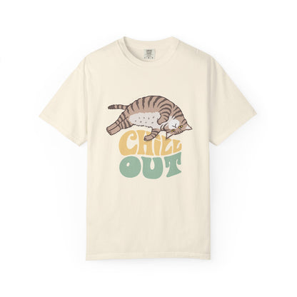 Funny Chill Out Cat T-shirt