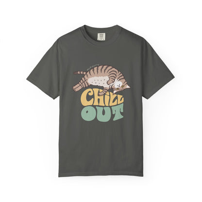 Funny Chill Out Cat T-shirt