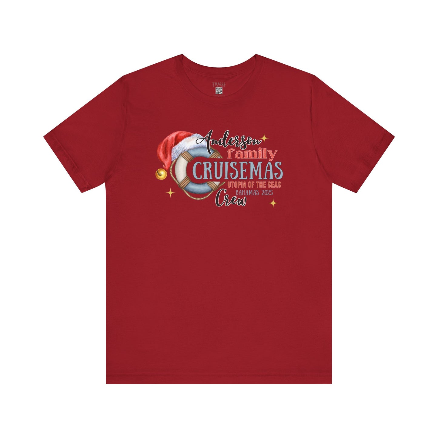 Custom CRUISE Family Christmas T-shirt