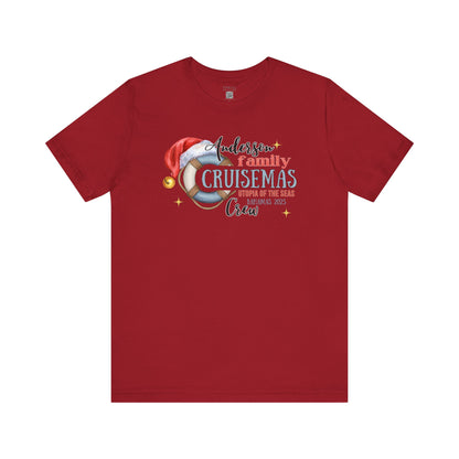 Custom CRUISE Family Christmas T-shirt