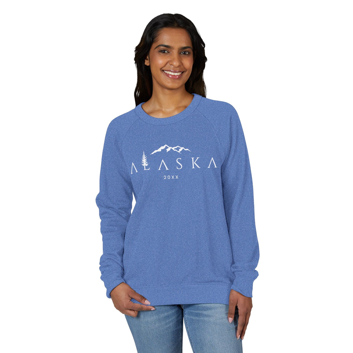 Alaska Sweatshirt - French Terry fabric with Raglan sleeve style