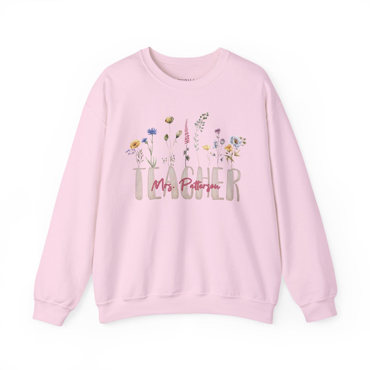 Watercolor Teacher Sweatshirt - Personalized