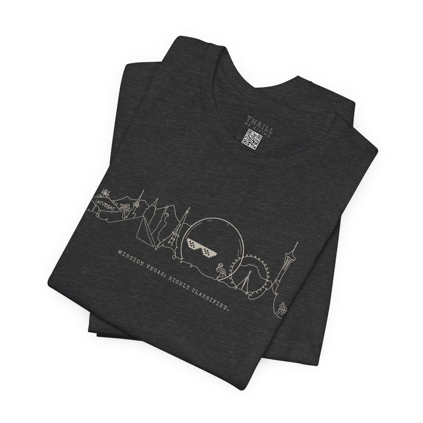Las Vegas Strip T-shirt: Unisex quirky Minimalist Vegas shirt