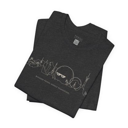 Las Vegas Strip T-shirt: Unisex quirky Minimalist Vegas shirt