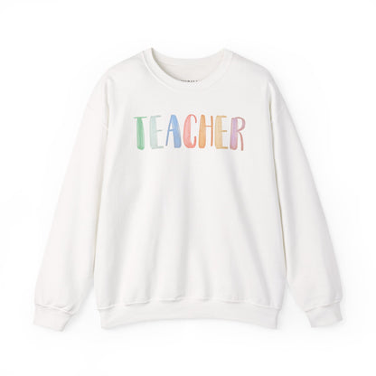 Custom Watercolor Teacher Sweatshirt