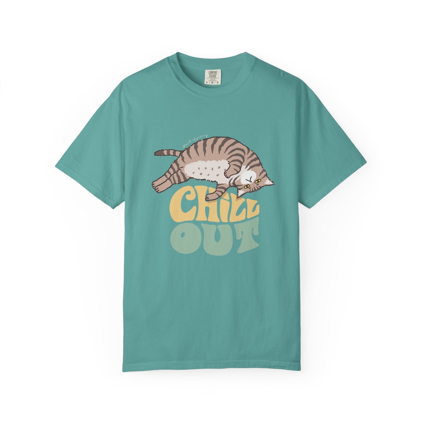 Funny Chill Out Cat T-shirt