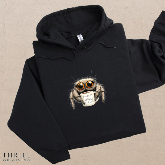 Coffee Spiders Please Hoodie