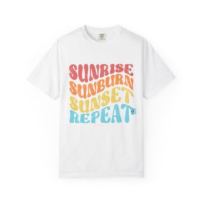 Sunrise-Sunburn-Sunset-Repeat T-shirt