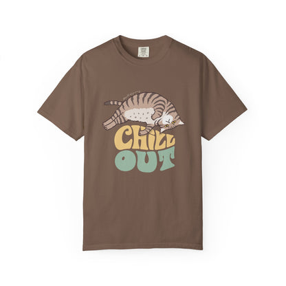 Funny Chill Out Cat T-shirt