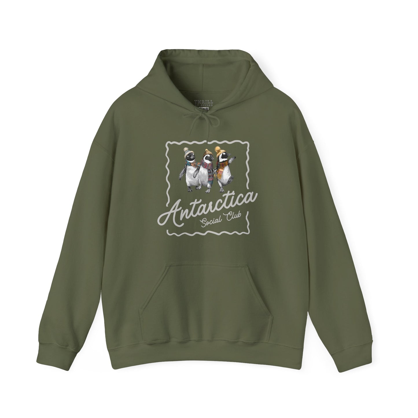 Antarctica Penguin Social Club Hoodie