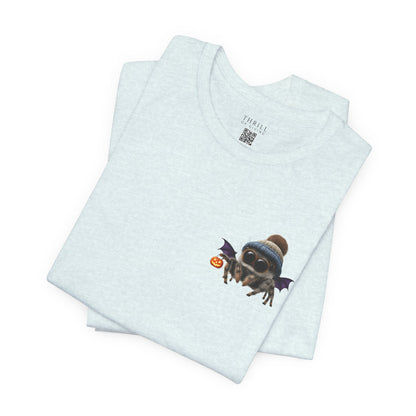 Cute Spider Bat in a Hat - Beanie Hat Jumping Spider T-Shirt