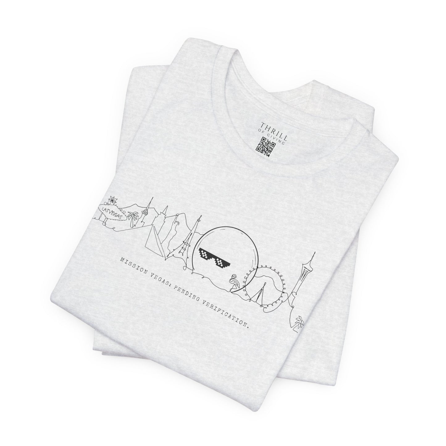 Funny Las Vegas T-shirt: Unisex quirky Vegas Minimalist Tee