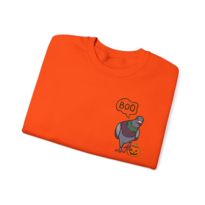 Boo Pigeon Unisex Sweatshirt - Halloween City Bird Sweatshirt