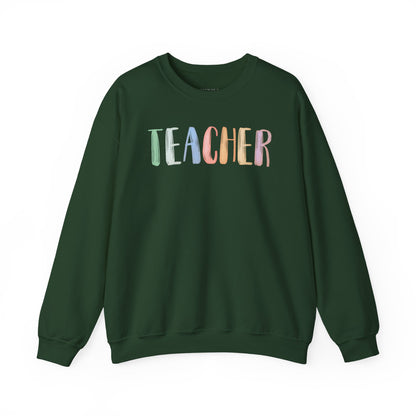 Custom Watercolor Teacher Sweatshirt