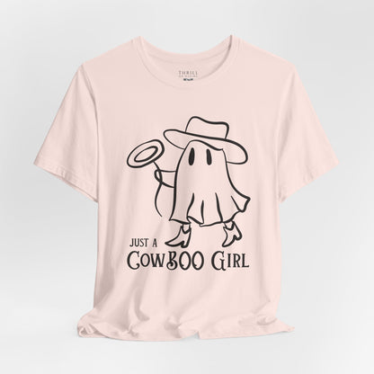 Cowgirl Halloween shirt - Cute Girly Ghost Cowgirl