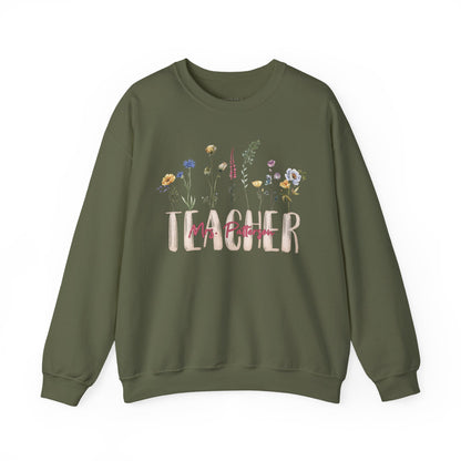 Watercolor Teacher Sweatshirt - Personalized
