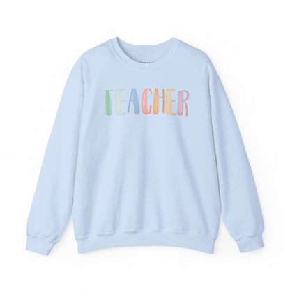 Custom Watercolor Teacher Sweatshirt