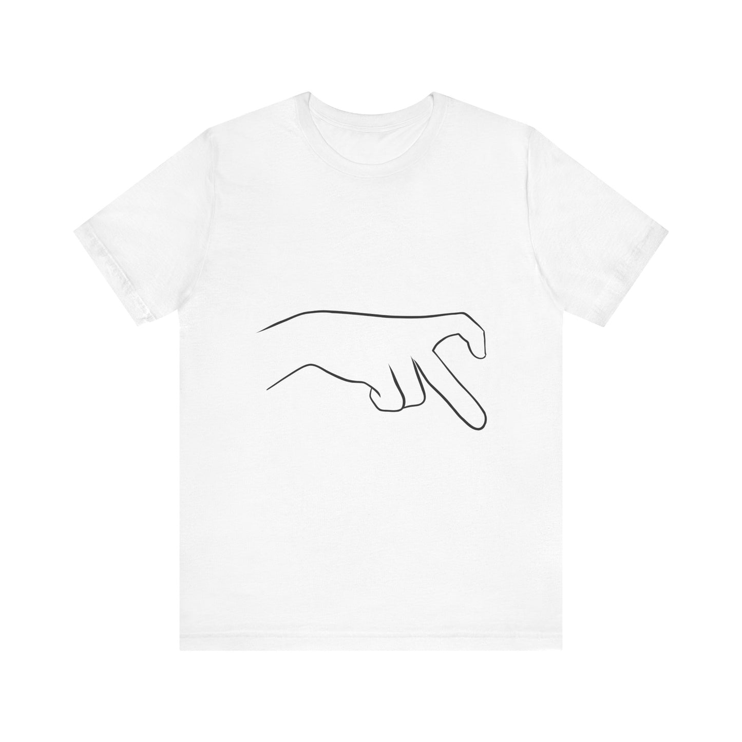Gen-Z Half Heart Hands Shirt [right]