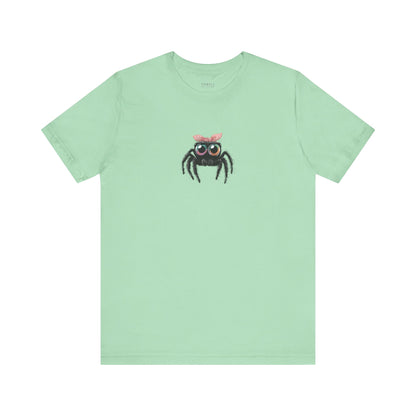 Pink Bow Jumping Spider  T-shirt