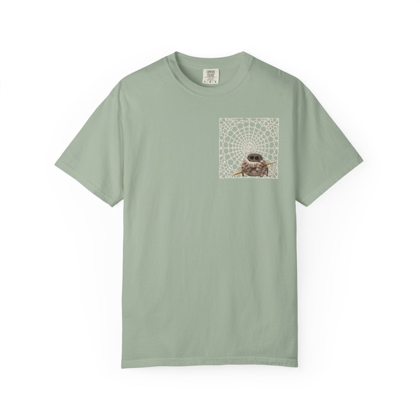 Knitting Jumping Spider T-shirt