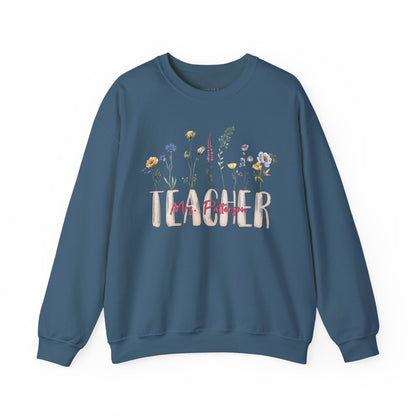 Watercolor Teacher Sweatshirt - Personalized