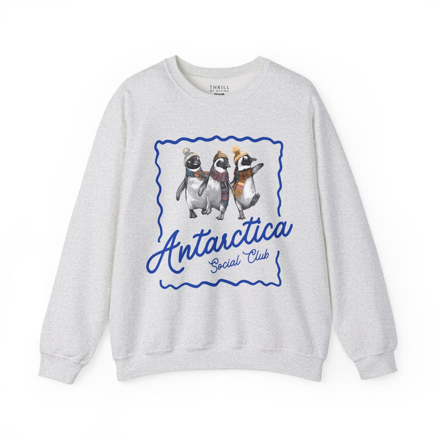 Antarctica Penguin Social Club Crewneck