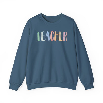 Custom Watercolor Teacher Sweatshirt