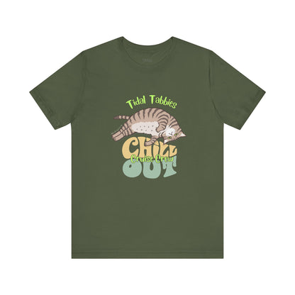 Funny Tidal Tabbies Cruise Crew T-shirt
