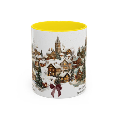 Tiny Christmas Village Mug