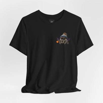 Cute Spider Bat in a Hat - Beanie Hat Jumping Spider T-Shirt