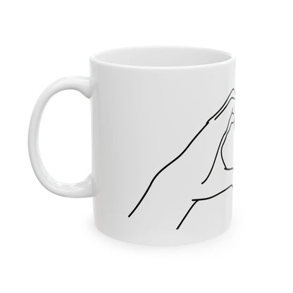 Millennial Heart Hands Coffee Mug