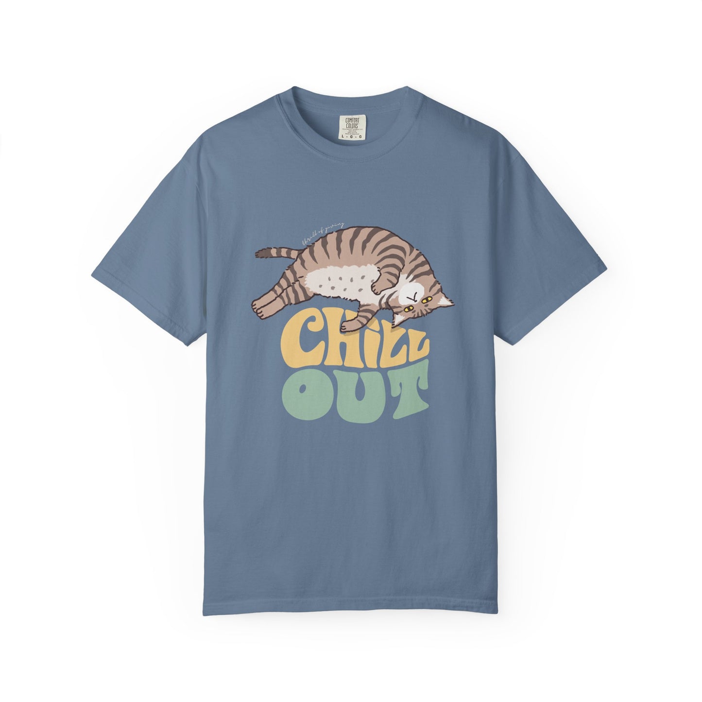 Funny Chill Out Cat T-shirt