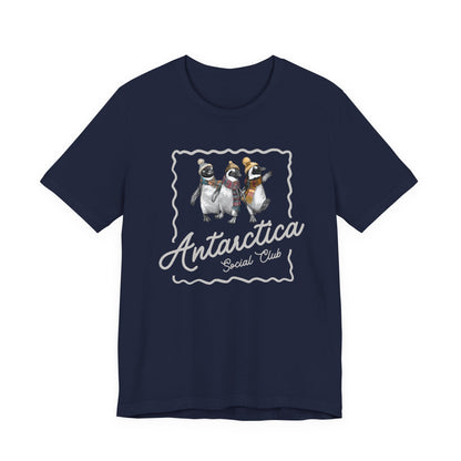 Antarctica Penguin Social Club Tee