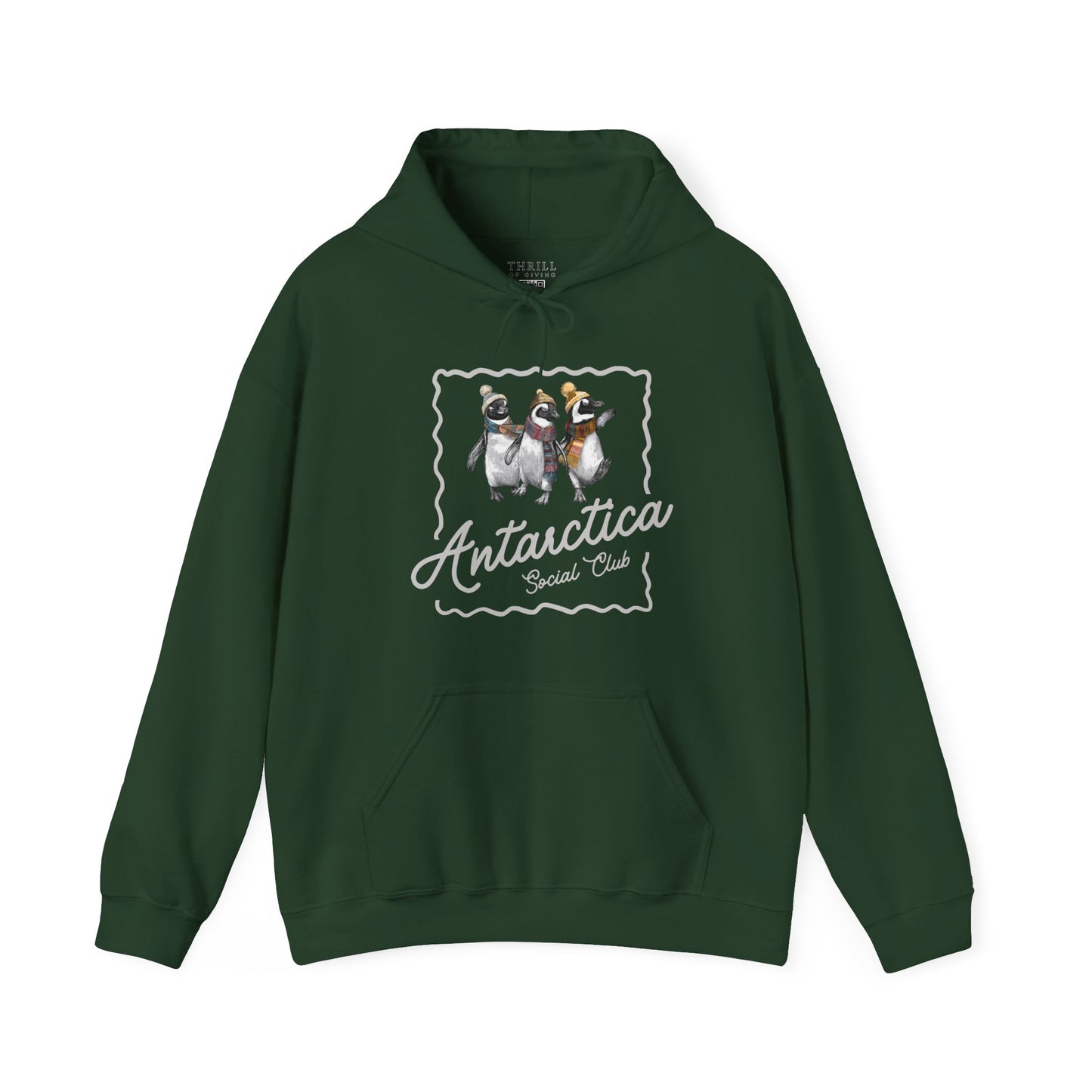 Antarctica Penguin Social Club Hoodie