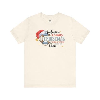Custom CRUISE Family Christmas T-shirt