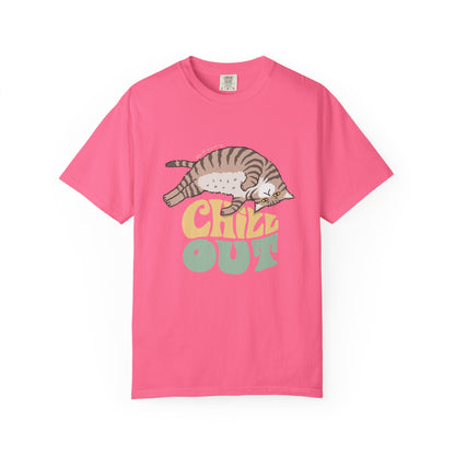 Funny Chill Out Cat T-shirt
