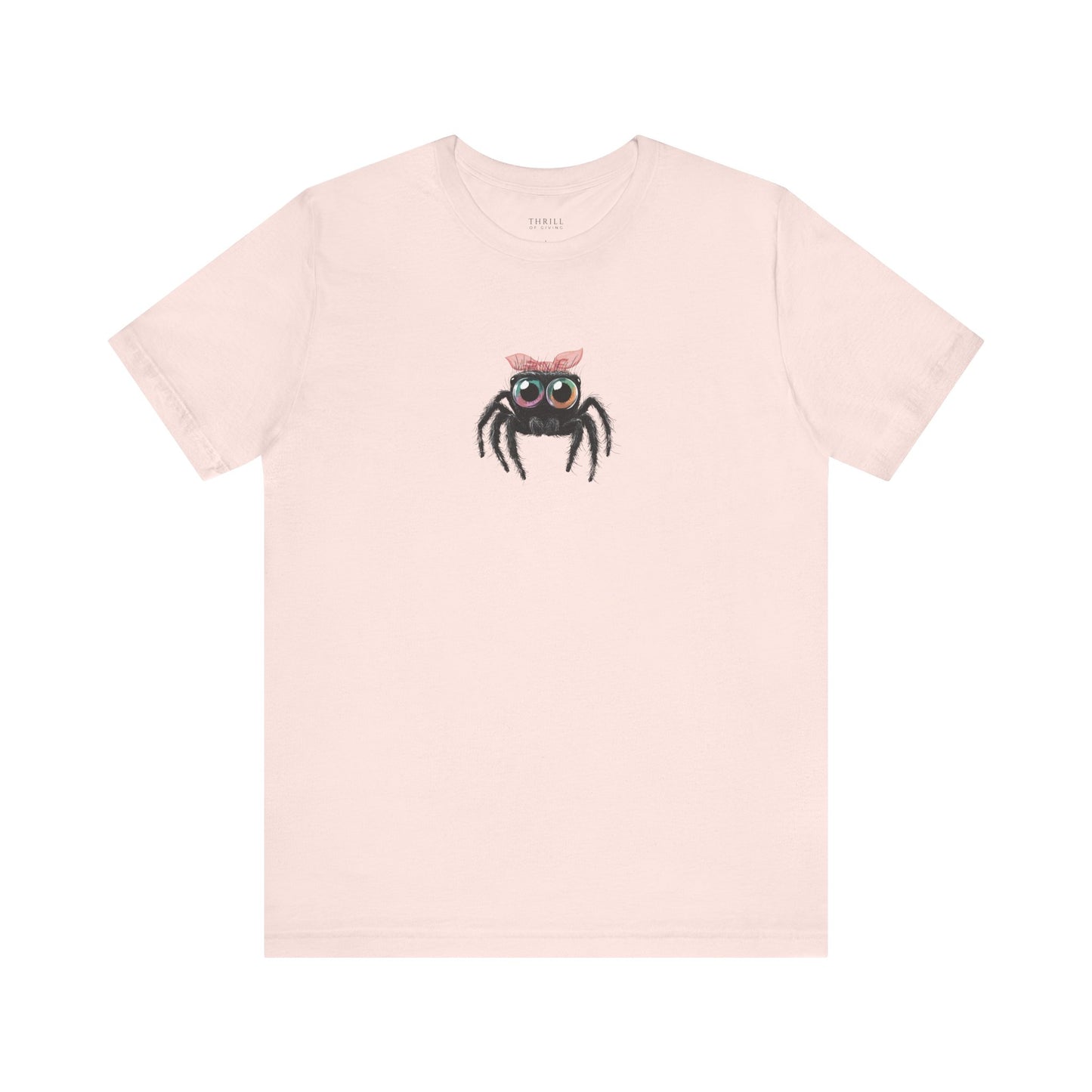 Pink Bow Jumping Spider  T-shirt