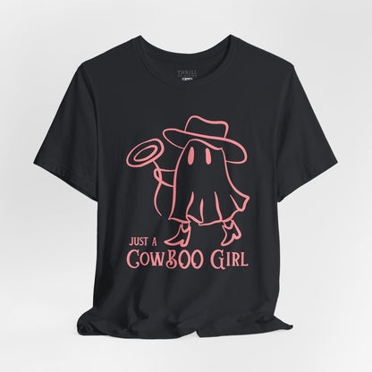 Cowgirl Halloween shirt - Cute Girly Ghost Cowgirl