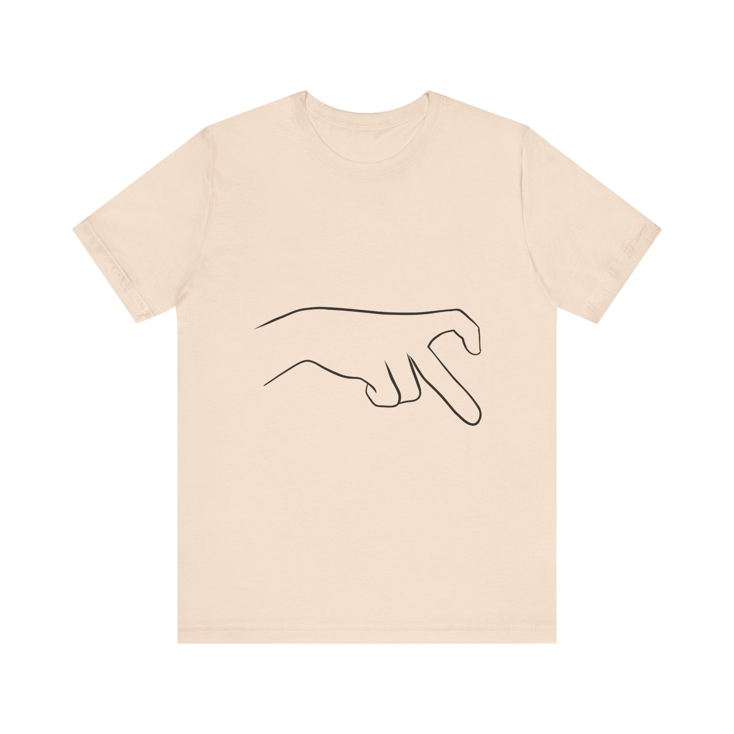 Gen-Z Half Heart Hands Shirt [right]