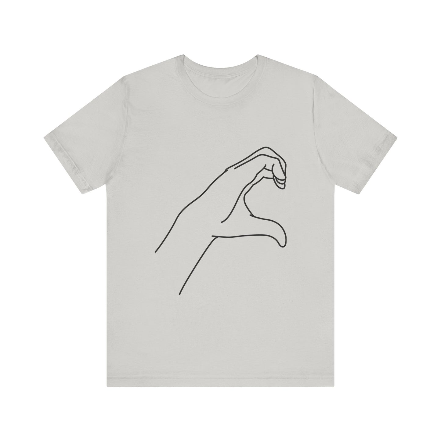 Millennial Half Heart Hands Shirt [right]