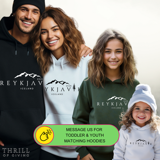 REIKJAVIK Iceland Hoodie - Custom