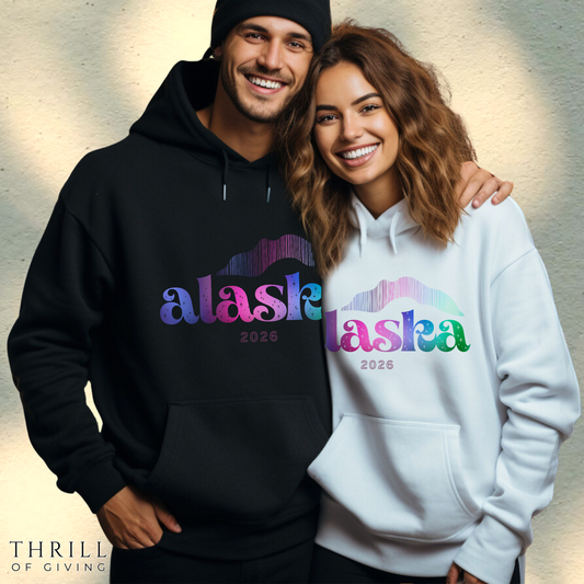 ALASKA Hoodie - Custom Northern Lights