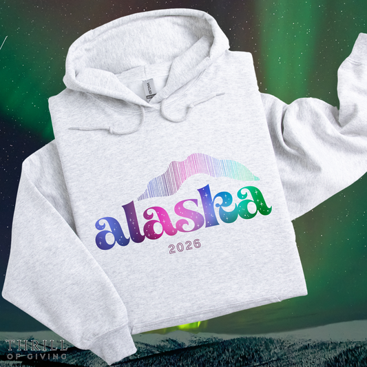 ALASKA Hoodie - Custom Northern Lights